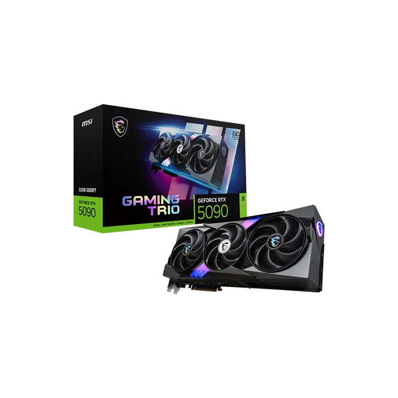 کارت گرافیک ام اس آی مدل GeForce RTX 5090 32G GAMING TRIO OC